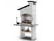 Palazzetti Guanaco 2 - Barbecue &agrave; bois et charbon en ma&ccedil;onnerie