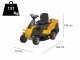 Tondeuse Rider autoport&eacute;e Stiga COMBI 166 - Moteur 224 cm3 - Largeur de coupe 66 cm