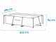 Intex Rectangular Frame 28273NP - 450x220x84 cm - Piscine