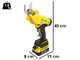S&eacute;cateur &eacute;lectrique de taille Stanley SFMCPP32M1-QW - Batterie de 20V/4Ah - Diam&egrave;tre de coupe 32 mm