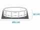 Piscine ronde Intex Metal Frame 28205NP - &Oslash;244x51 cm