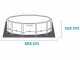 Intex Prisma Frame Clearview 26730NP - &Oslash;488x122 cm - Piscine ronde