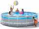 Intex Prisma Frame Clearview 26730NP - &Oslash;488x122 cm - Piscine ronde