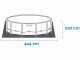 Intex Prisma Frame Clearview 26722NP - &Oslash;427x107 cm - Piscine Ronde
