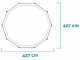 Intex Prisma Frame Clearview 26722NP - &Oslash;427x107 cm - Piscine Ronde