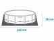 Intex Prisma Frame 26702NP - &Oslash;305x76 cm - Piscine Ronde + &Eacute;purateur &agrave; cartouche
