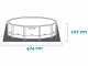 Intex Prisma Frame 26724NP - &Oslash;457x107 cm - Piscine Ronde