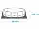 Intex Prisma Frame 26732NP - &Oslash;549x122 cm - Piscine ronde