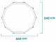 Intex Prisma Frame 26732NP - &Oslash;549x122 cm - Piscine ronde