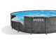Intex Prisma Frame Greywood 26742NP - &Oslash;457x122 cm - Piscine ronde