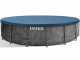 Intex Prisma Frame Greywood 26742NP - &Oslash;457x122 cm - Piscine ronde