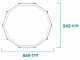 Intex Prisma Frame Greywood 26744NP - &Oslash;549x122 cm - Piscine Ronde