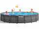 Intex Prisma Frame Greywood 26744NP - &Oslash;549x122 cm - Piscine Ronde