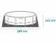 Intex Prisma Frame Greywood 26744NP - Piscine Ronde