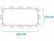 Intex Prisma Frame 26796NP - 503x274x122 cm - Piscine Ovale