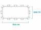 Intex Prisma Frame 26798NP - 610x305x122 cm - Piscine Ovale