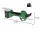 GreenBay TopCut 40 - S&eacute;cateur &eacute;lectrique de taille sur perche - 2x 21V 4Ah - 150/210 cm