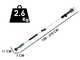 GreenBay TopCut 40 - S&eacute;cateur &eacute;lectrique de taille sur perche - 2x 21V 4Ah - 150/210 cm