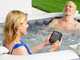 Intex Carr&eacute;e Greystone Deluxe 28450NP - &Oslash;173x71 cm - Piscine hydromassage spa