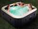 Intex Carr&eacute;e Greystone Deluxe 28452EX - Piscine hydromassage spa