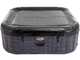 Intex Carr&eacute;e Greystone Deluxe 28452NP - Piscine hydromassage spa