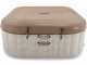 Intex carr&eacute;e Chevron Deluxe 28472EX - Piscine hydromassage spa