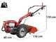 Barbieri Flex 2+2 - Motoculteur &agrave; essence - Honda GX200 - 5,8 CV