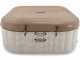 Intex Carr&eacute;e Chevron Deluxe 28446EX - Piscine hydromassage spa