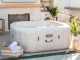 Intex Carr&eacute;e Chevron Deluxe 28446EX - Piscine hydromassage spa