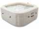 Intex Carr&eacute;e Chevron Deluxe 28446EX - Piscine hydromassage spa