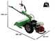 Lampacrescia MGM Boxer Light - Motoculteur &agrave; essence - Honda GX200 - 7 CV