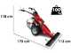 Ginko MGM FC 756 - Motofaucheuse multifonction - Honda GX270