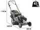 Tondeuse &agrave; gazon tract&eacute;e Marina Systems HR 57 SH 3V - 4EN1 - 3 vitesses - moteur Honda GCVx 200