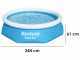 Bestway FAST Set 57450 - Piscine gonflable + Pompe de filtration 16 W