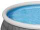 Bestway FAST Set 57372 - &Oslash;457x107 cm - Piscine gonflable + pompe de filtration 29 W et &eacute;chelle