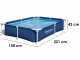 Bestway Steel Pro 56401 - 221x150x43 cm - Piscine hors-sol