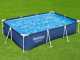 Bestway Steel Pro 56411 - 300x201x66 cm - Piscine hors-sol + Pompe de filtration 16 W
