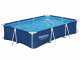 Bestway Steel Pro 56411 - 300x201x66 cm - Piscine hors-sol + Pompe de filtration 16 W