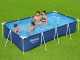 Bestway Steel Pro 56424 - 400x211x81 cm - Piscine hors-sol + Pompe de filtration 16 W
