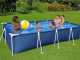 Bestway Steel Pro 56424 - 400x211x81 cm - Piscine hors-sol + Pompe de filtration 16 W