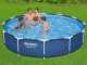 Bestway Steel Pro 56681 - &Oslash;366x76 cm - Piscine ronde + pompe de filtration 16 W