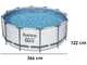 Bestway Steel Pro Max 56420 - &Oslash;366x122 cm - Piscine ronde