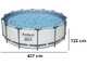 Bestway Steel Pro max 5612X - &Oslash;427x122 cm - Piscine ronde