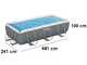 Bestway Power Steel 56441 - 404 x 201 x 100 cm - Piscine hors-sol