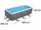 Bestway Power Steel 56456 - 412 x 201 x 122 cm - Piscine hors-sol