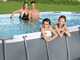 Bestway Power Steel 56620 - 427 x 250 x 100 cm - Piscine ovale