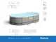 Bestway Power Steel 56448 - 488 x 305 x 107 cm - Piscine ovale