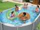 Bestway Power Steel 56448 - 488 x 305 x 107 cm - Piscine ovale