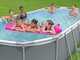 Bestway Power Steel 56710 - 549 x 274 x 122 cm - Piscine ovale