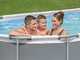 Bestway Power Steel 56710 - 549 x 274 x 122 cm - Piscine ovale